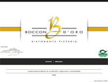 Tablet Screenshot of boccondoro.it